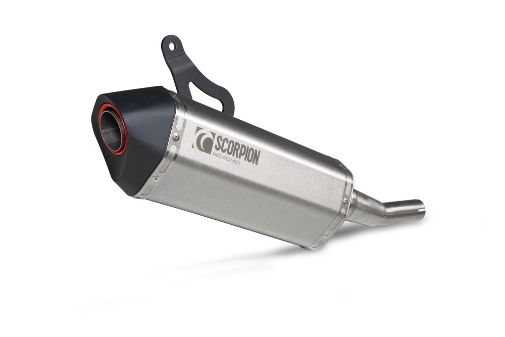 Scorpion Serket Parallel Slip-On Stainless Steel For Vespa GTS 300 & GTV 300 2020-2024