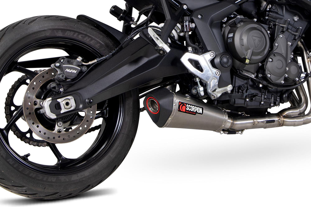 Scorpion Serket Taper Full System Titanium For Triumph Tiger Sport 660 2022-2024