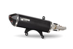 Scorpion Serket Parallel Slip-On Black Ceramic For Yamaha X-Max 300 Euro 5 2021-2024