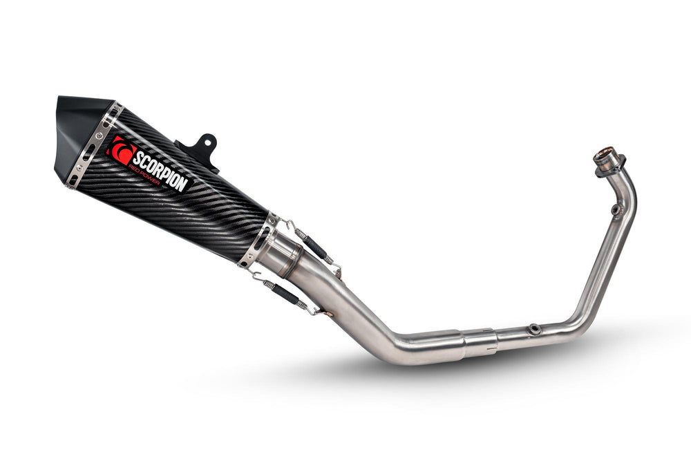 Scorpion Serket Taper Full System Carbon Fibre For Honda CB 125 R 2024-2025