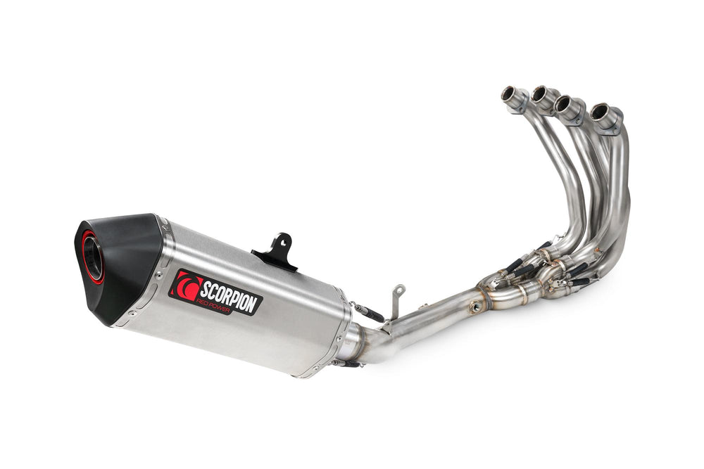 Scorpion Serket Parallel Full System Stainless Steel For Kawasaki ZX-4RR 2023-2025