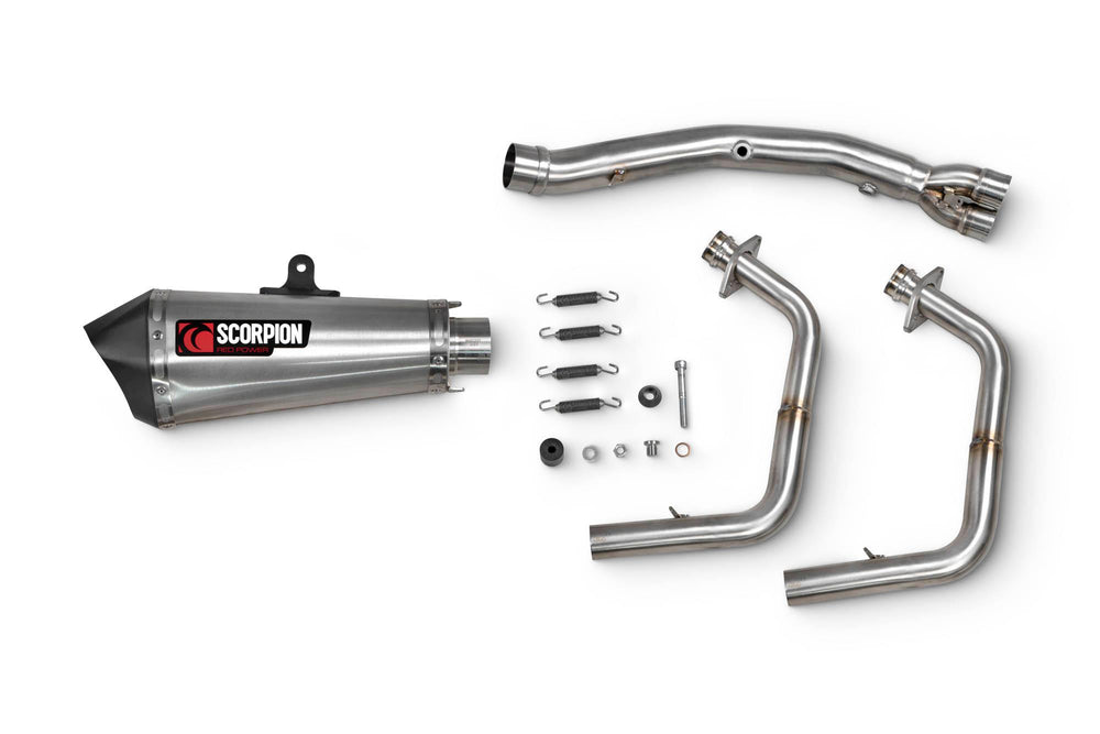 Scorpion Serket Taper Race System Stainless Steel For Kawasaki Ninja 400 2018-2024