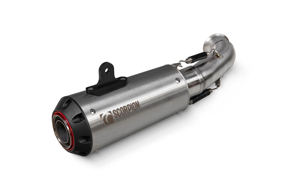 Scorpion Red Power Slip-On Stainless Steel For KTM Duke 390 2017-2020