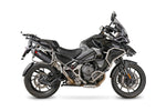 Scorpion Serket Parallel Slip-On Black Ceramic For Triumph Tiger 1200 2022-2025
