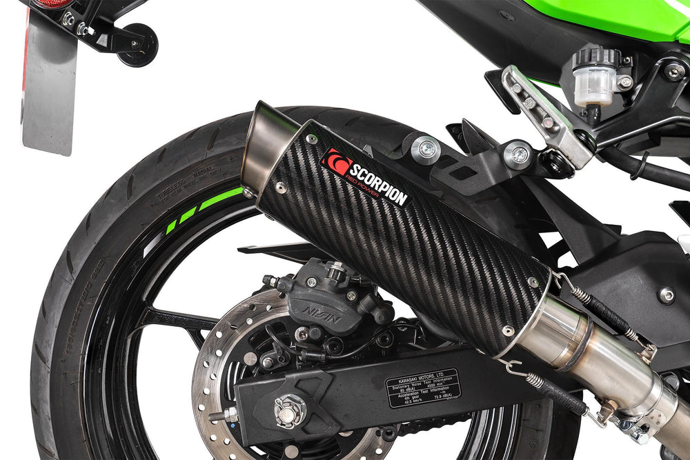Scorpion RP1-GP Slip-On Carbon Fibre For Kawasaki Ninja 500 2024-2025
