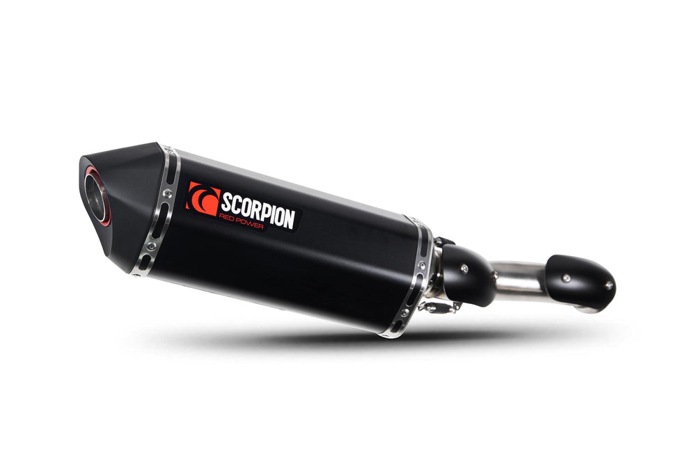 Scorpion Serket Parallel Slip-On Black Ceramic For KTM Adventure 790 2019-2020