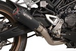 Scorpion Red Power Full System Black Ceramic For Honda CB 125 R Single lambda sensor models only 2021-2024