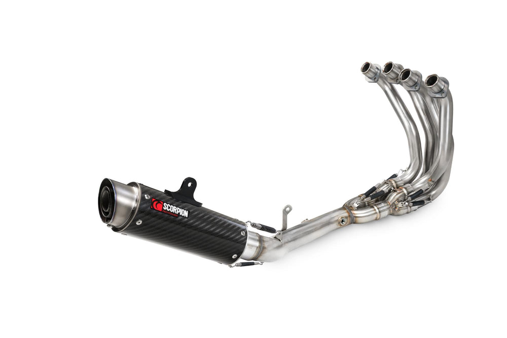 Scorpion RP1-GP Full System Carbon Fibre For Kawasaki ZX-4RR 2023-2025