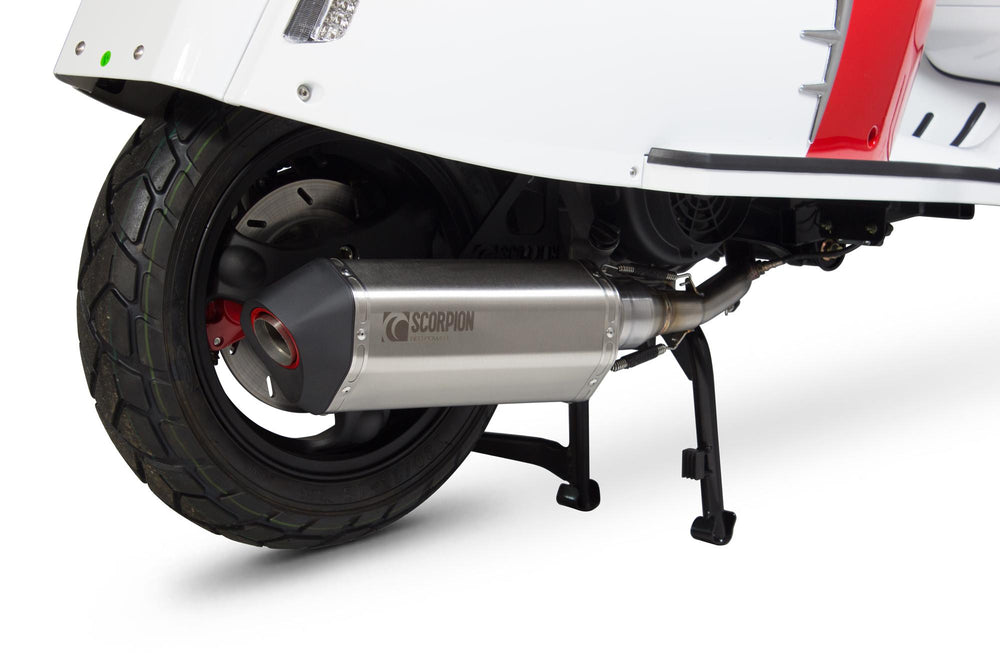 Scorpion Serket Parallel Full System Stainless Steel For Royal Alloy GT125 2017-2021