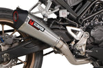 Scorpion Serket Taper Full System Stainless Steel For Honda CB 125 R Single lambda sensor models only 2021-2024