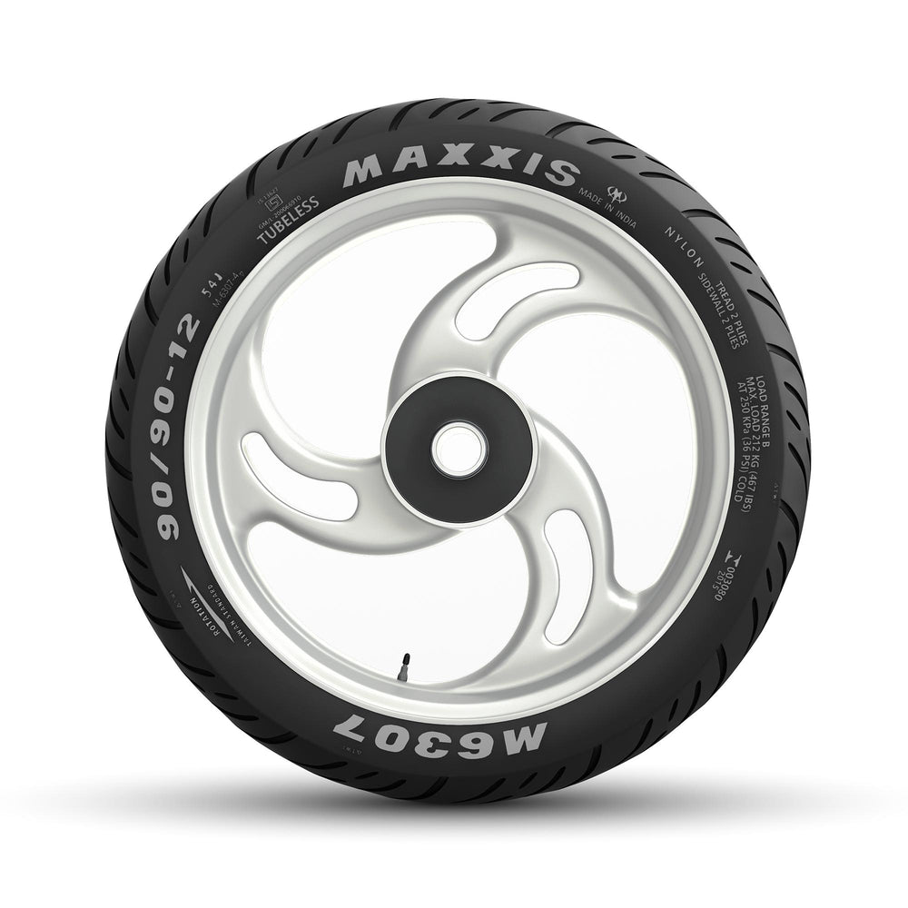 Maxxis M6307 54J TL Scooter Front Tyre For Yamaha RayZR 125 90/90-12"