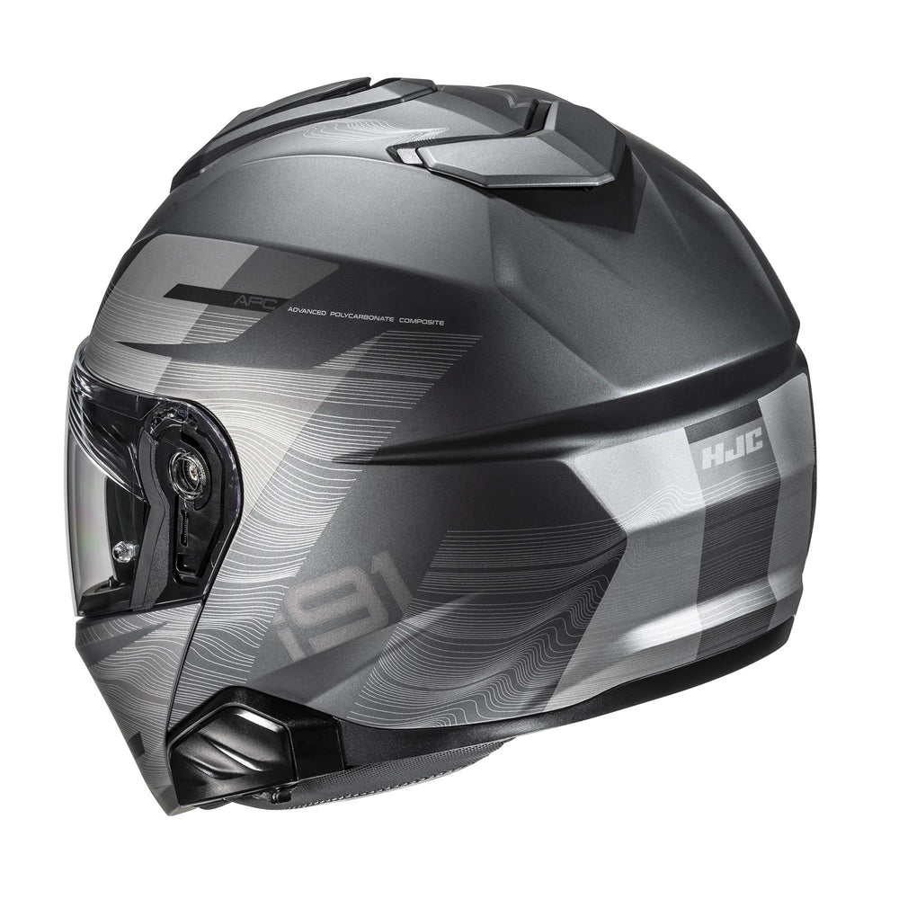 HJC I91 Dusk MC5SF Black Motorcycle Helmet
