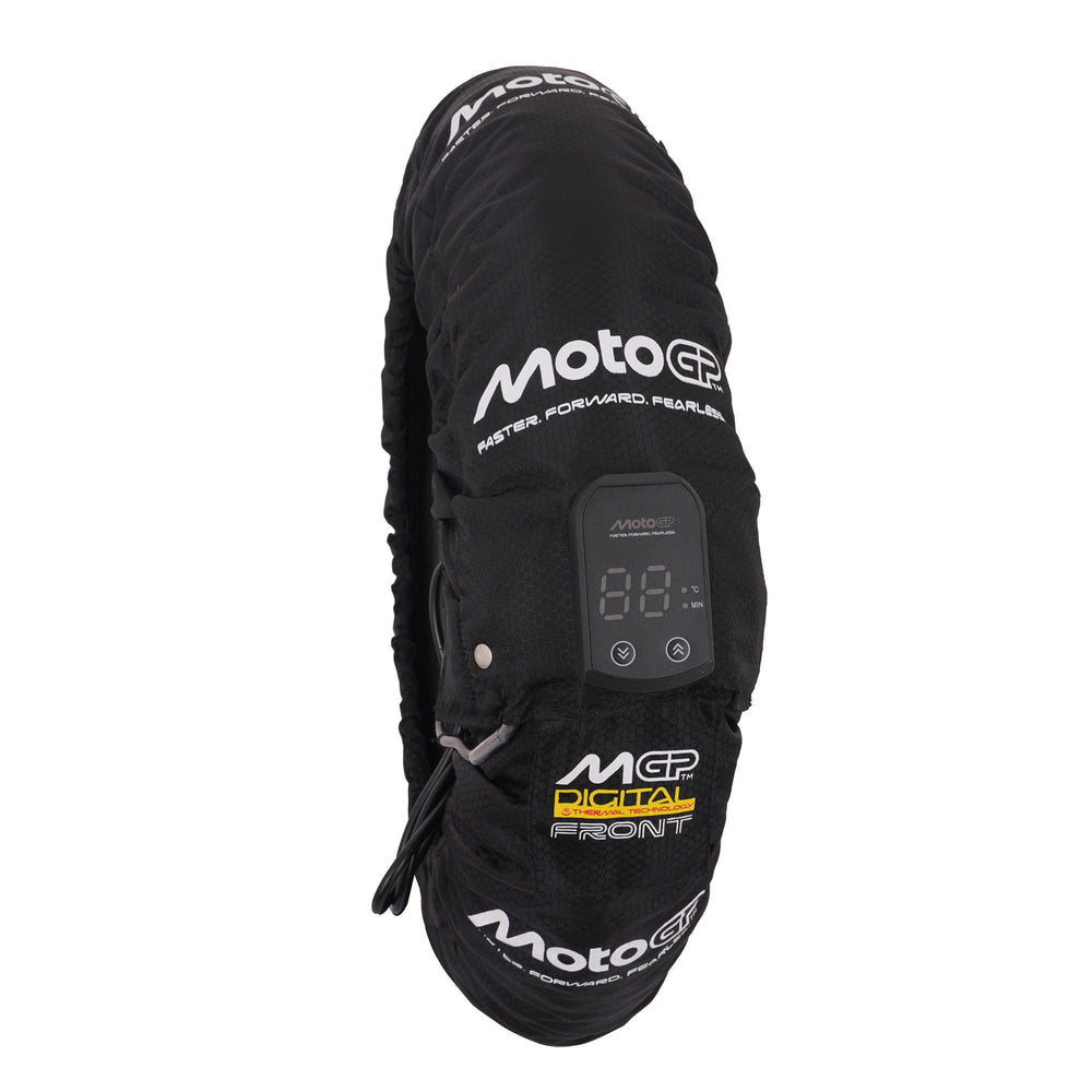 MotoGP Digital Tyre Warmers Set For Front 120/70-17" & Rear 180-190/55-17" With UK 3 Pin Plug