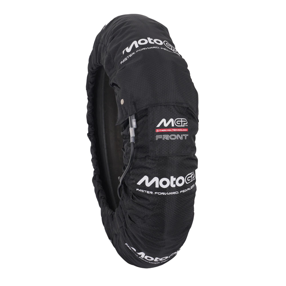 MotoGP Tyre Warmer Set For Front 120/70-17" & Rear 200/55-17" With UK 3 Pin Plug