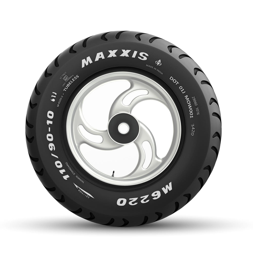 Maxxis M6220 61J TL Scooter Rear Tyre For Yamaha Ray ZR 125 110/90-10"