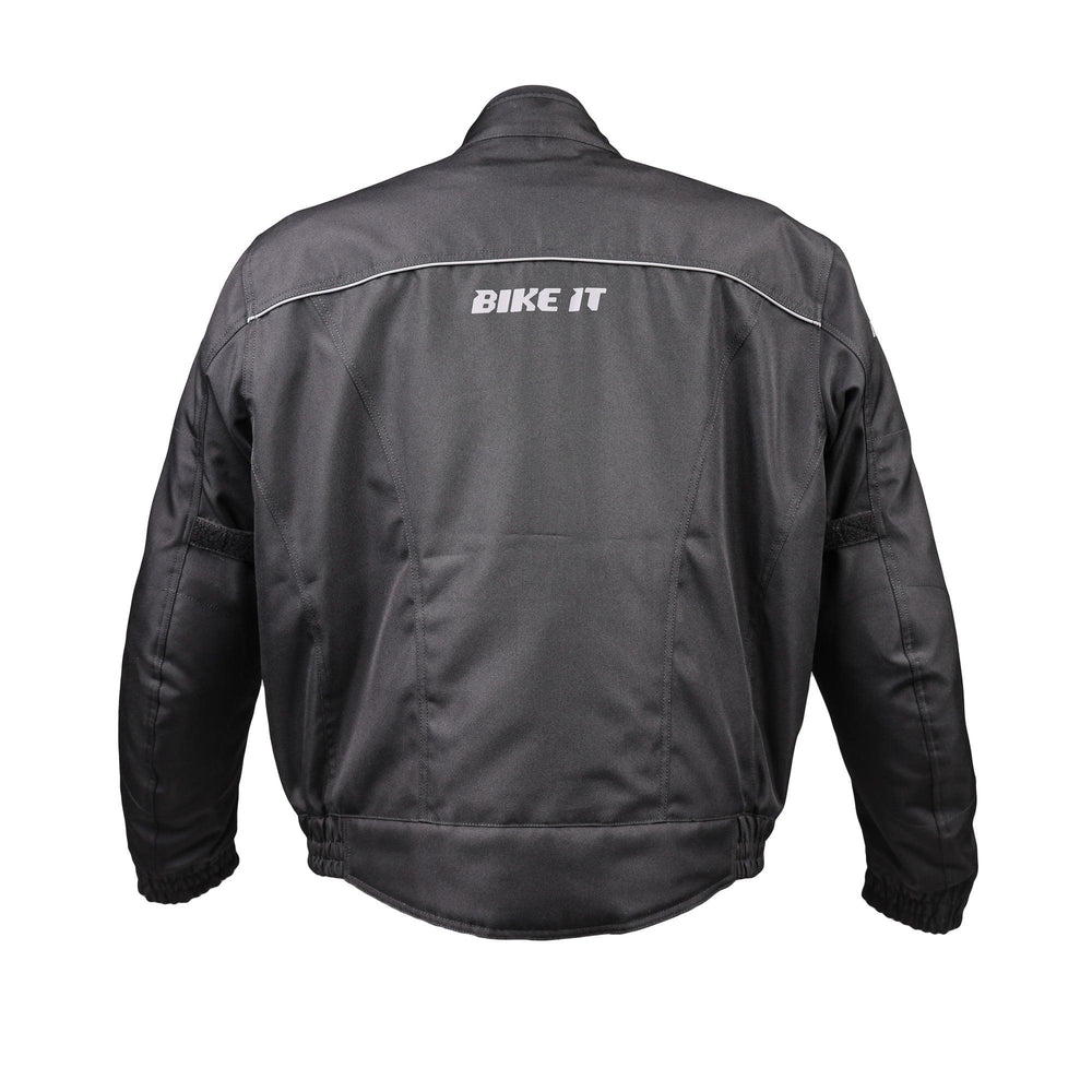 Bike It  Herm Textile Waterproof Motorcycle Bomber Casual Jacket