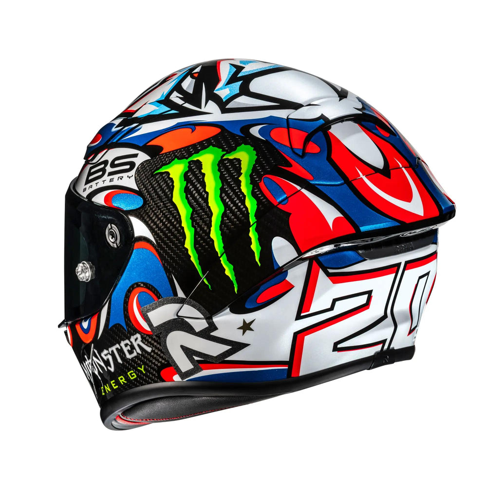 HJC RPHA 1 V2 Carbon Quartararo Le Mans 3 MC21 Motorcycle Helmet
