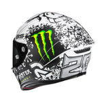 HJC RPHA 1 V2 Carbon Snow Diablo MC10SF Motorcycle Helmet