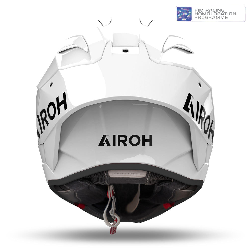 Airoh GP800 FIM Racing Approved 12K UD Carbon Helmet White Gloss