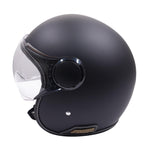 Axor Jet Open Face Helmet - Matt Black / Black