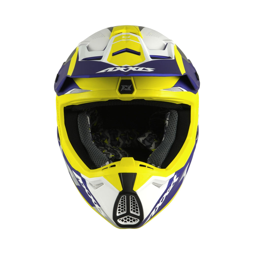Axxis Wolf Bandit C3 Matt Yellow Helmet