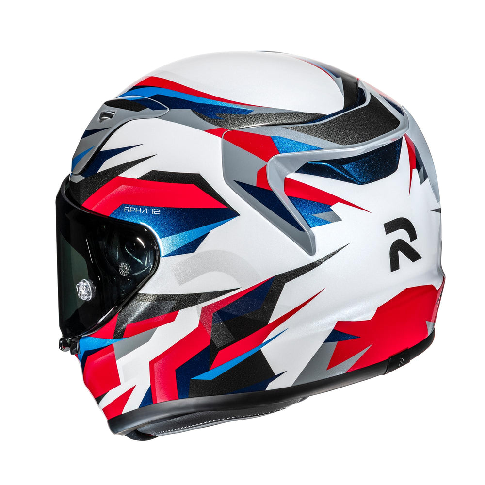 HJC RPHA 12 Dravix MC21 White Blue Red  Motorcycle Helmet