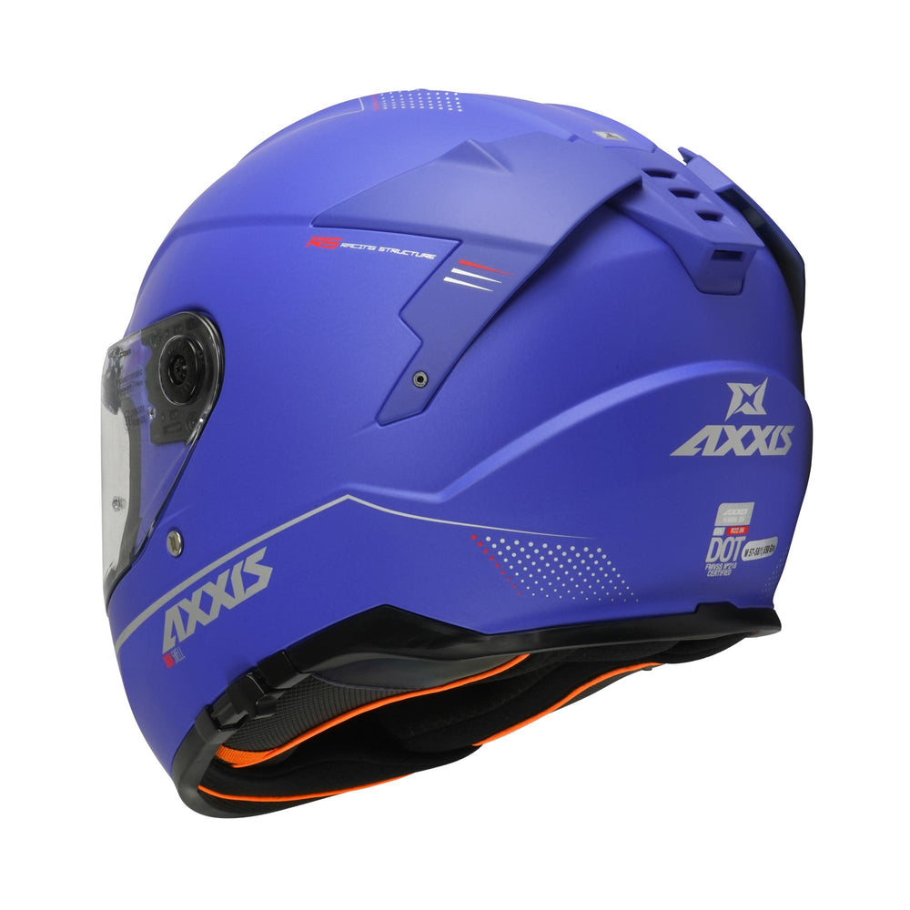 Axxis Hawk Evo SV Solid A7 Matt Blue Helmet