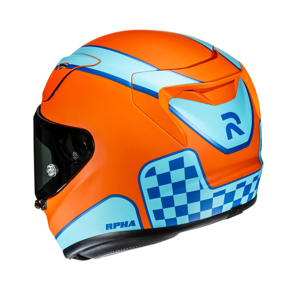 HJC RPHA 12 Respon MC27SF Blue Orange  Motorcycle Helmet
