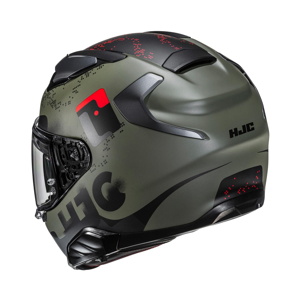 HJC F71 Faco MC1SF Red  Motorcycle Helmet