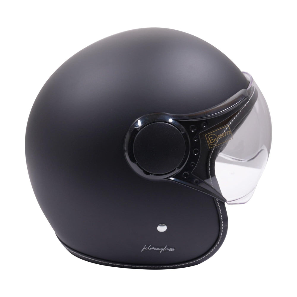 Axor Jet Open Face Helmet - Matt Black / Black