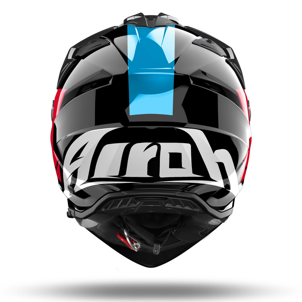 Airoh Bandit Helmet - Tune Blue Red Gloss