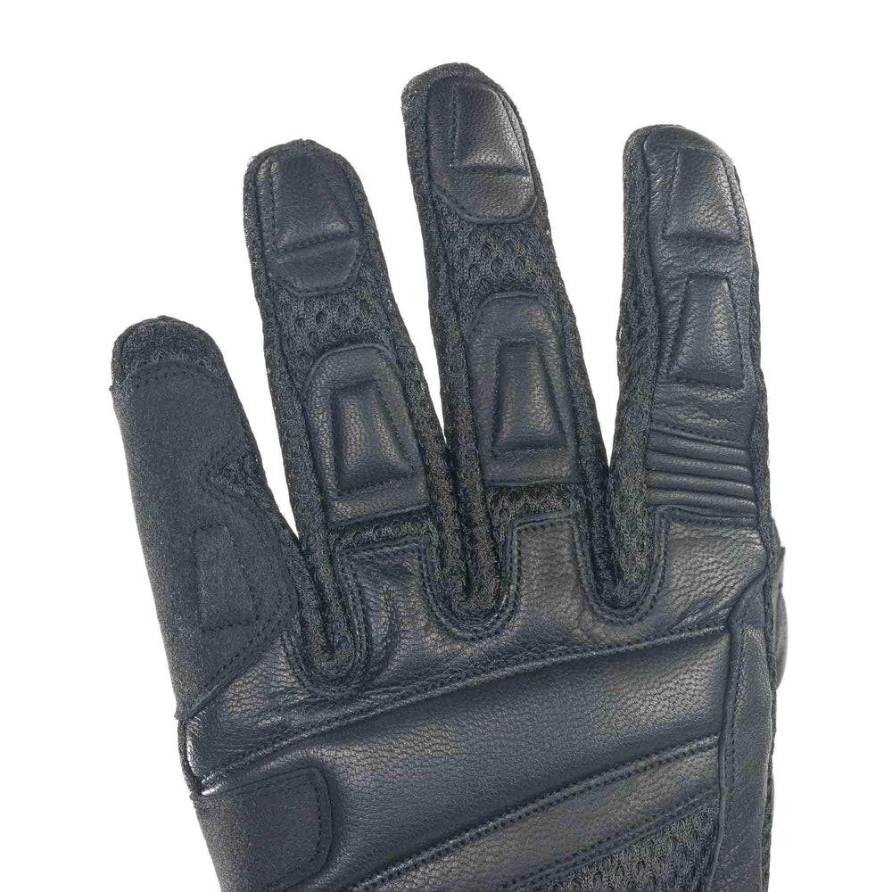 Bike It  "Triple Black Air" Summer Motorcycle Glove