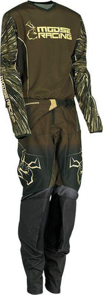 Moose Racing Youth Agroid Jersey - Olive/Tan