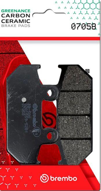 Brembo Prime Carbon Ceramic Brake Pads For Suzuki AN 400 2007-2009 Rear