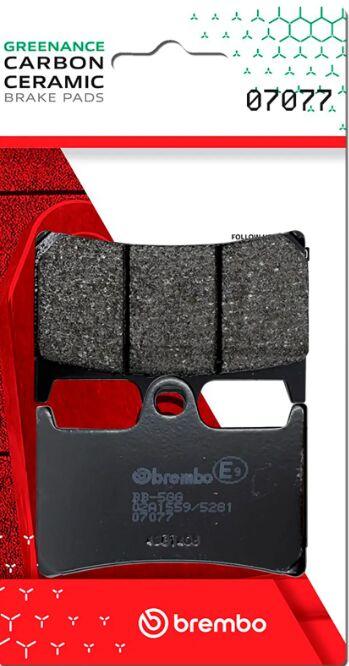 Brembo Prime Carbon Ceramic Brake Pads For Yamaha XP 500 T-Max 2008-2011 Front