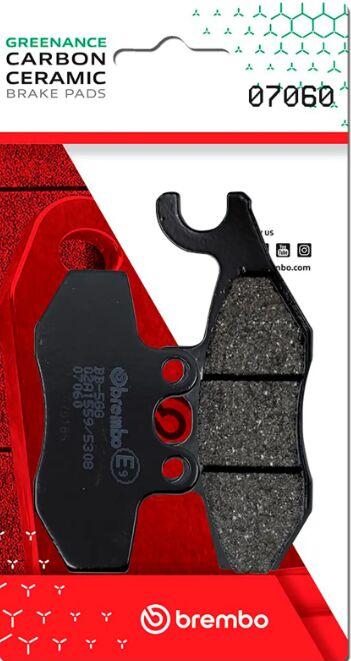 Brembo Carbon Ceramic Prime Line Brake Pad For Piaggio X10 125 I.E. ABS 2013-2015 Rear