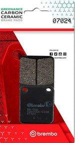Brembo Prime Carbon Ceramic Brake Pads For Daelim Altino 125 2004 Front