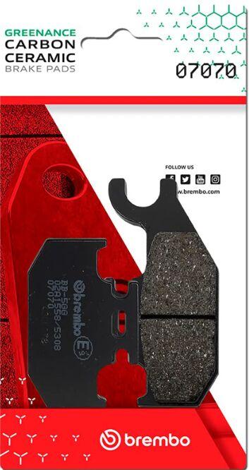 Brembo Carbon Ceramic Prime Line Brake Pad For Benelli Caffenero 250 2008-2014 Rear