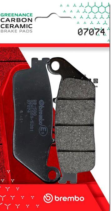 Brembo Prime Carbon Ceramic Brake Pads For Zontes 310 M ABS 2021-2022 Front
