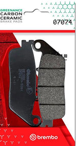 Brembo Prime Carbon Ceramic Brake Pads For Zontes 310 M ABS 2021-2022 Front
