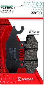 Brembo Carbon Ceramic Prime Line Brake Padd For Kymco Agility 125 2011-2016 Rear