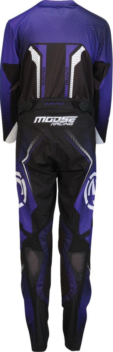 Moose Racing Youth Qualifier Pants - Black/Purple/White