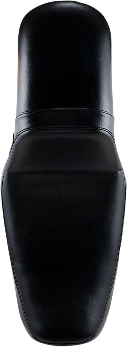 LE Pera Daytona Daddy Long Legs 2 Up Vinyl Seat For Harley Davidson FLD 1690 2012-2013 Plain - Black