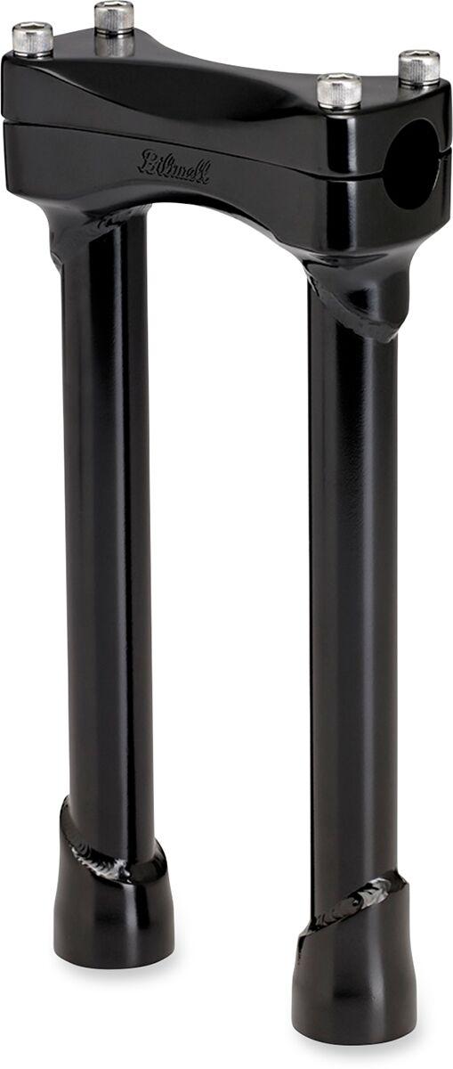 Biltwell Murdock Handlebar Risers 25.5 cm (10") - Black Satin