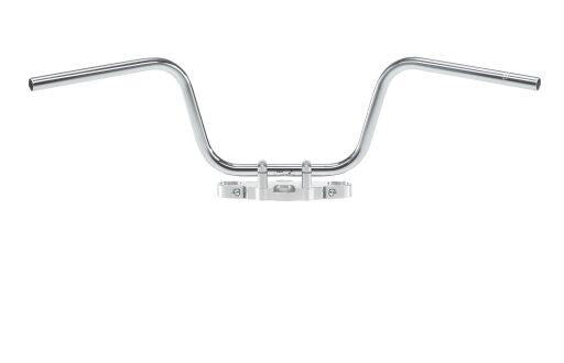 TRW Steel Handlebar 24,5mm (1") For Triumph Bonneville 865 T100 2005-2015 Ape Hanger - Chrome