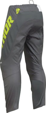 Thor Sector Checker Pants - Acid Yellow Grey White
