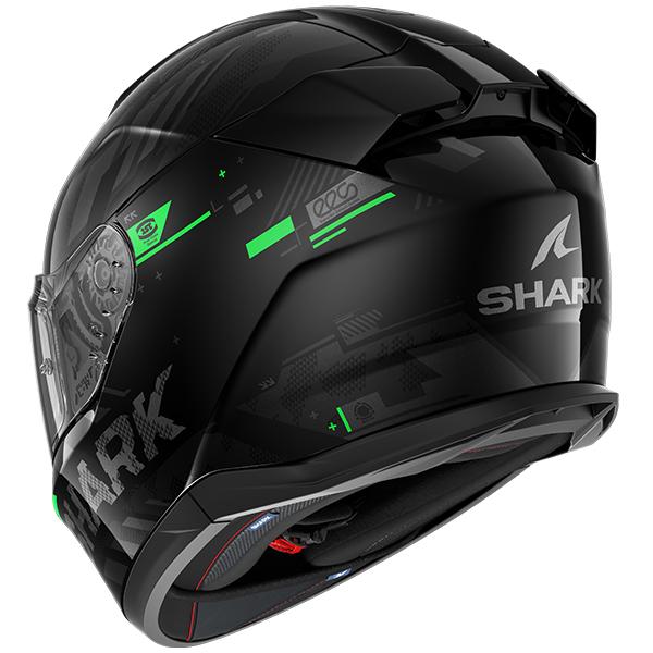 Shark D-Skwal 3 Full Face Motorcycle Helmet - Skilful KAG