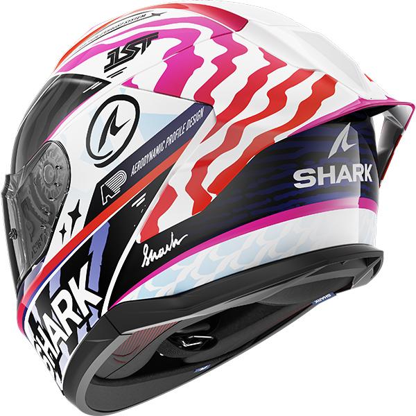 Shark Skwal Cup Full Face Motorcycle Helmet - Speed Fancy WKO