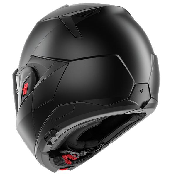 Shark Oxo Flip Up Motorcycle Helmet - Dark Shadow Mat A08