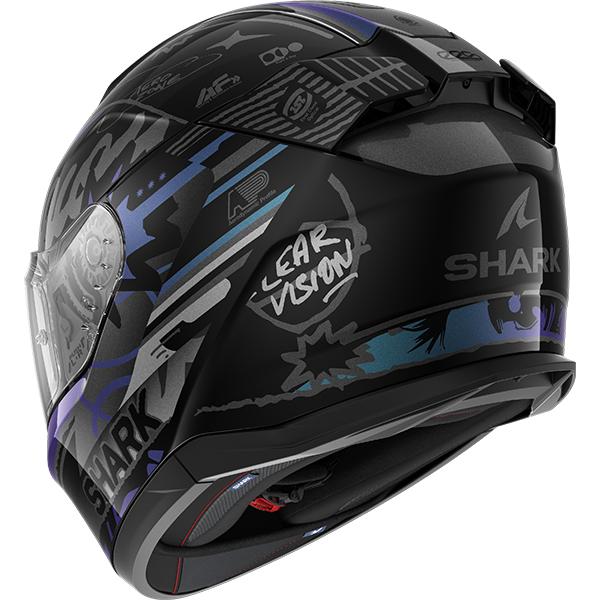 Shark D-Skwal 3 Full Face Motorcycle Helmet - Streetrush KGU